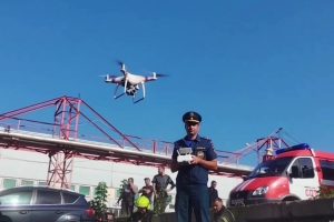 Движение временно ограничено на Бережковской набережной из-за пожара