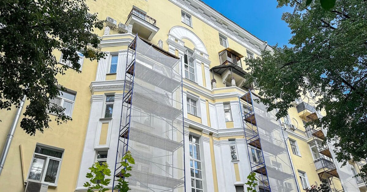 Более 40 домов с эркерами отремонтируют в Москве в этом году