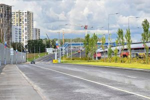Началось озеленение участка МСД от МКАД до дороги Солнцево  Бутово  Варшавское шоссе