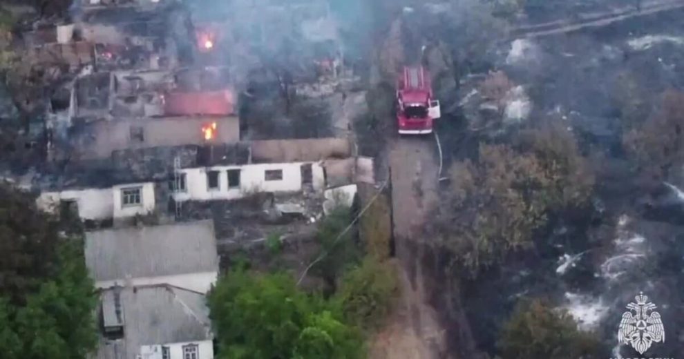 Около 150 пожаров зафиксировано за сутки на территории ЛНР