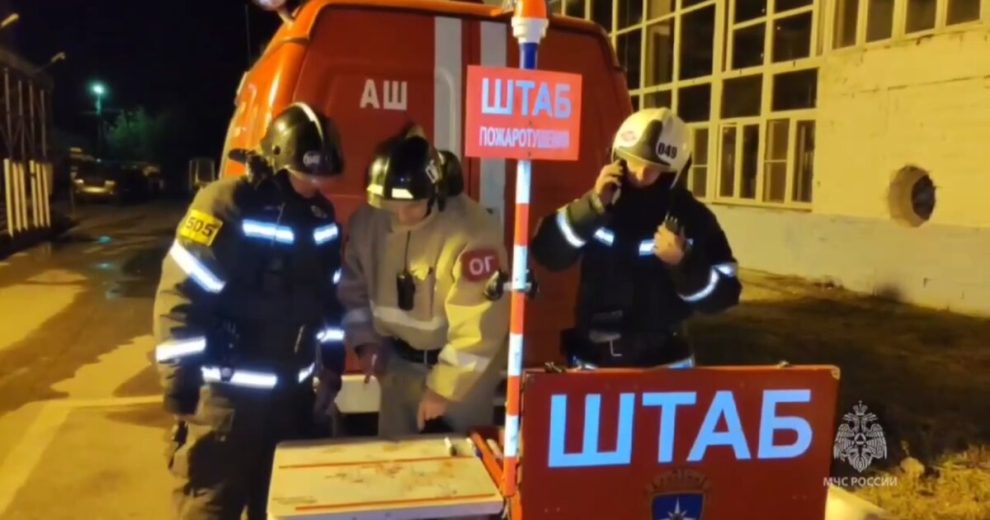Открытое горение ликвидировано на складе в Тульской области