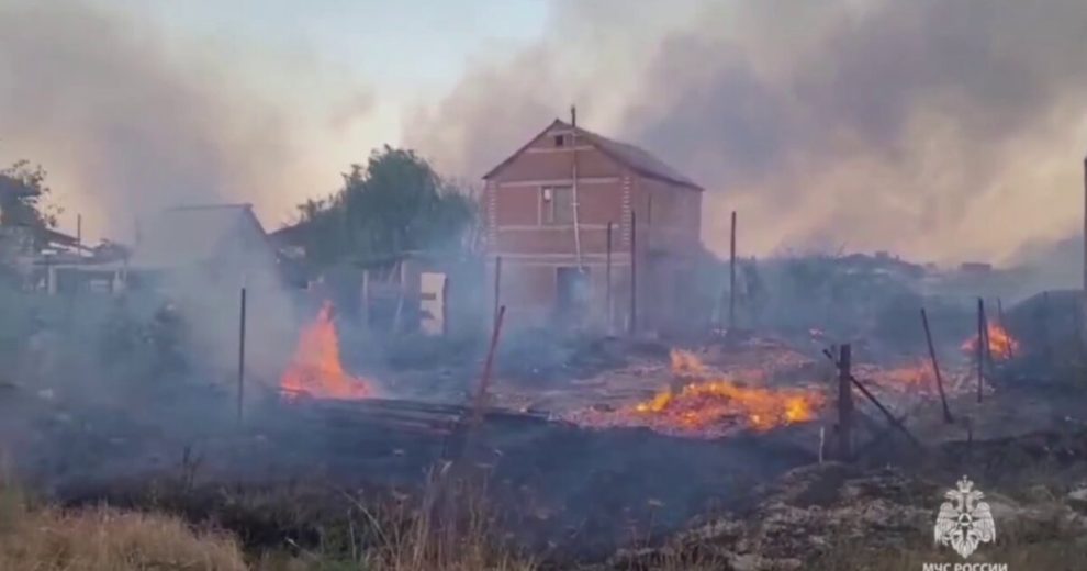 Открытое горение в ростовском СНТ “Задонье” ликвидировано