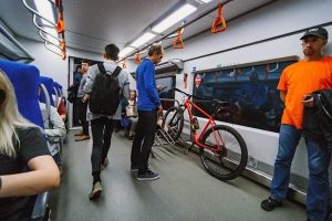 Пассажиры МТППК смогут бесплатно провезти велосипеды 14 сентября