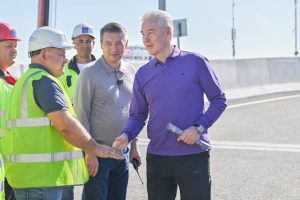 Сергей Собянин открыл развязку на пересечении МКАД с Алтуфьевским шоссе