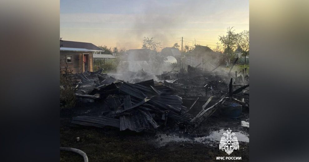Трое мужчин погибли при пожаре в дачном доме под Вологдой